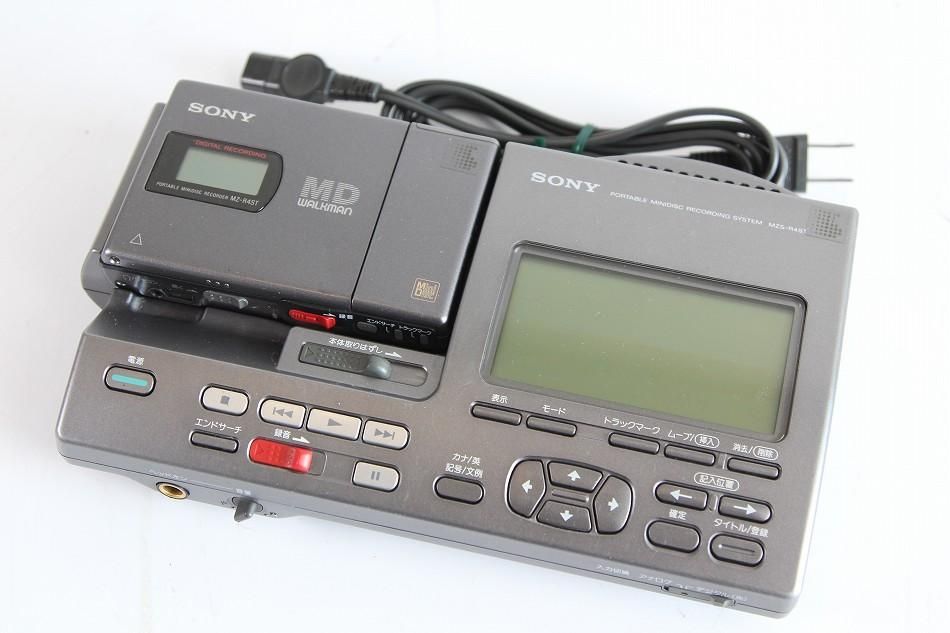 ソニー WALKMAN ポータブルMDレコーダー 録音再生機 MZ-R50 ...