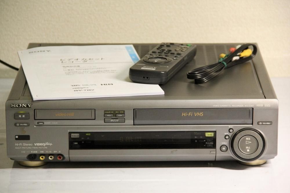 SONY WV-BW1 Hi8/VHS ビデオデッキ (premium vintage