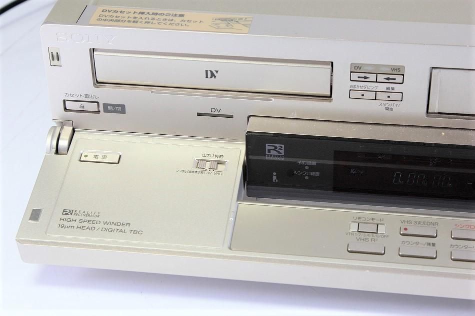 2021年製 SONY DV VHSダブルビデオデッキ WV-DR7 tf8su2k