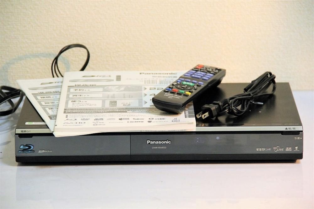 Panasonic DMR-BW850 W録 500GB-