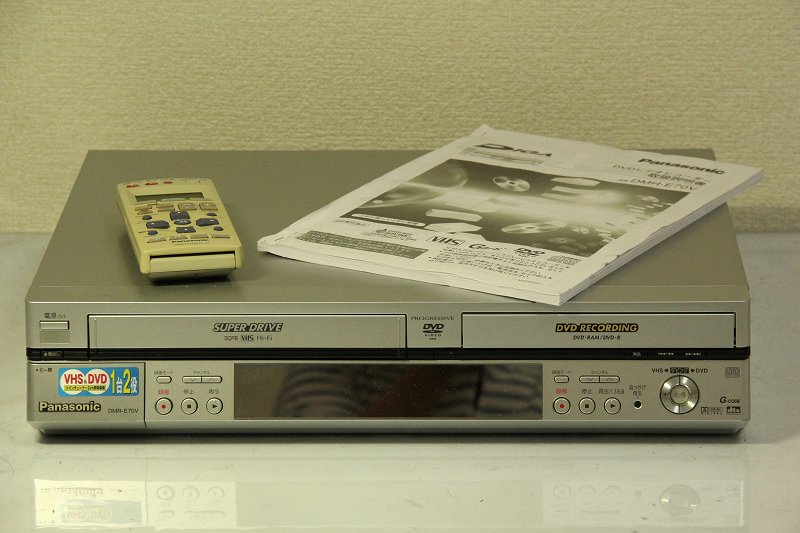 【ダビングOK】Panasonic DMR-E70V ビデオデッキ DVD