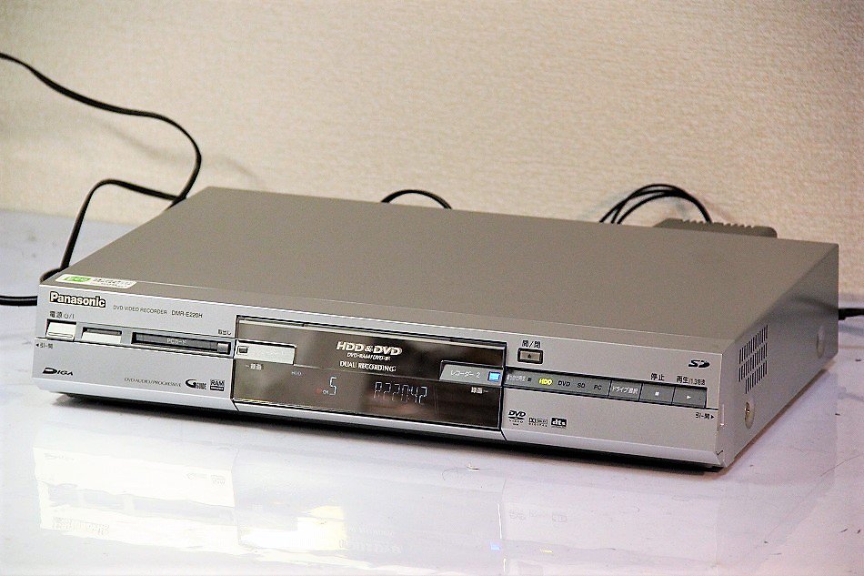 DMR-E220H｜Panasonic DIGA DVDビデオレコーダー 160GB HDD内蔵｜中古品｜修理販売｜サンクス電機