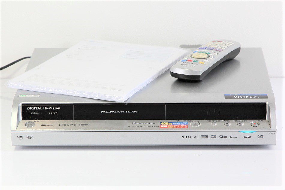 Panasonic ハイビジョン DIGA DMR-XW30 400GB - DVDレコーダー