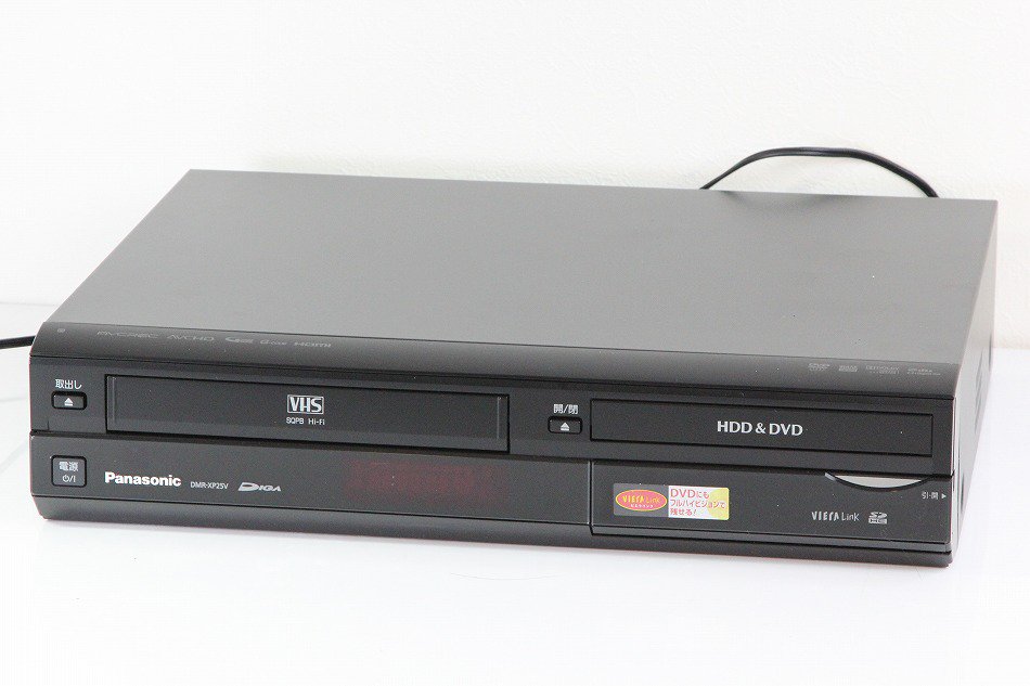 DMR-XP25V｜Panasonic DVD/HDDレコーダー 250GB/VHS一体型/Dチューナー内蔵 (premium vintage