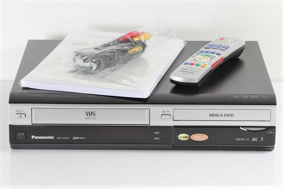 DMR-XW200｜Panasonic DIGA ハイビジョンレコーダー VHSビデオ一体型 