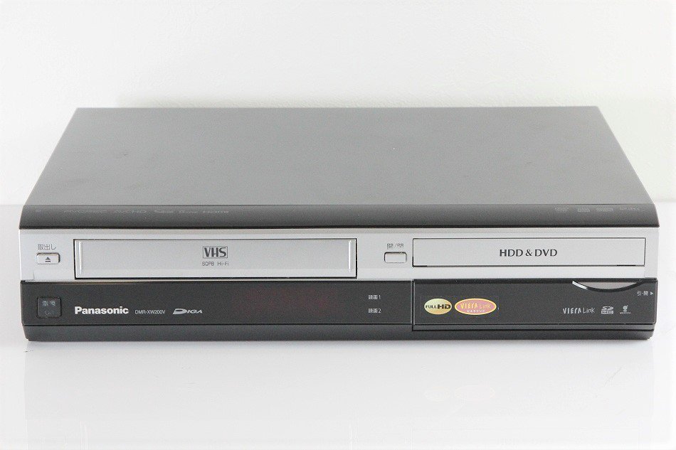 DMR-XW200｜Panasonic DIGA ハイビジョンレコーダー VHSビデオ一体型 HDD250GB ｜中古品｜修理販売｜サンクス電機
