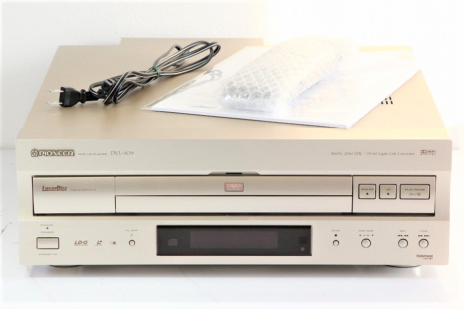 シルバーグレー サイズ パイオニア DVL-909 レーザーディスク