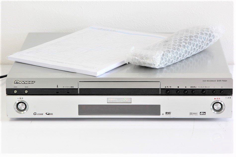 Pioneer DVR-720H BS内蔵 250GB HDD搭載DVDレコーダー 【中古品】