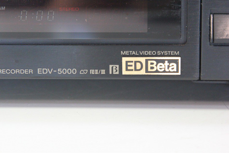 注目ブランド SONY EDV-5000 ベータビデオデッキ wgteh8f