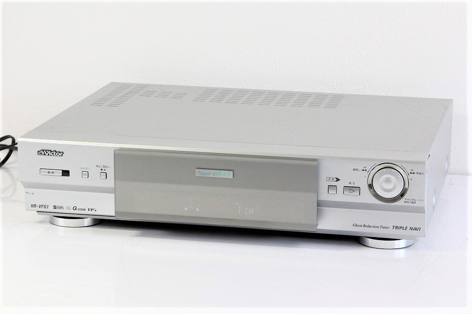 通電OK Victor ビクター 悲しかっ S-VHS ビデオデッキ HR-Z1 リモコン