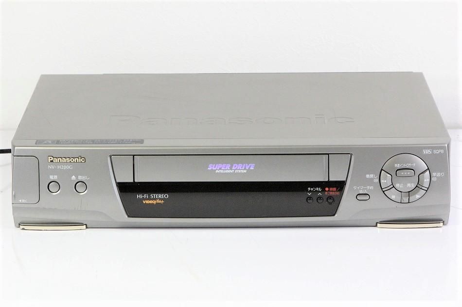 テレビ/映像機器【メンテナンス済み】VHSビデオデッキ Panasonic製