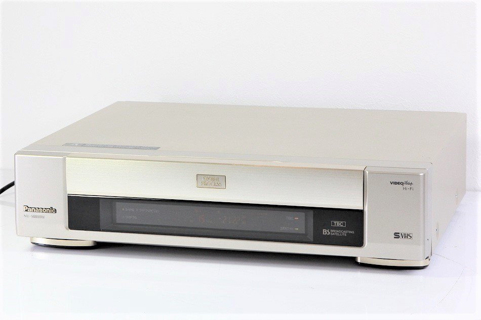 Panasonic☆使用極少 メンテ済 動作良好☆名機 S-VHSビデオデッキ TBC 