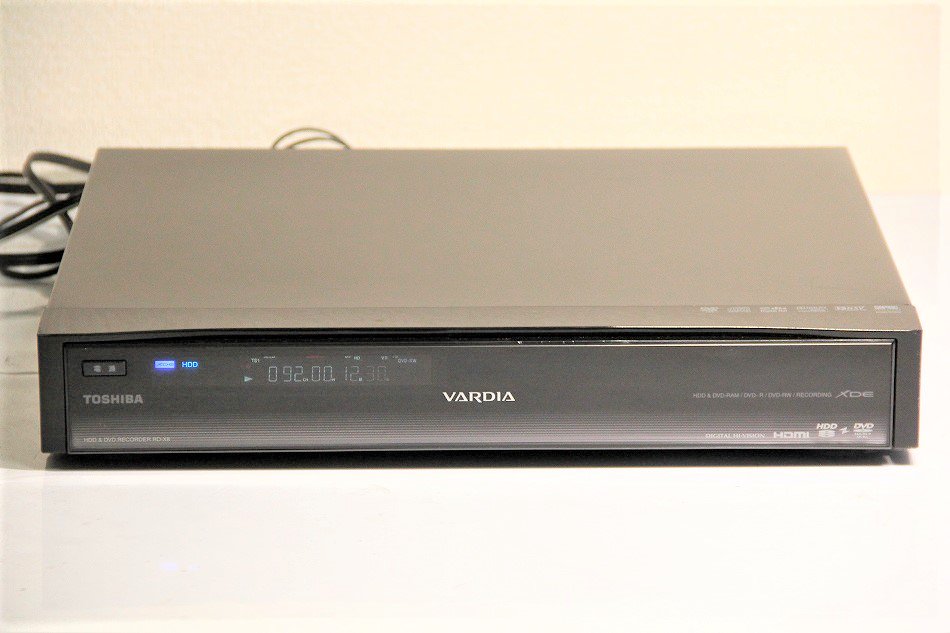 テレビ・映像機器TOSHIBA デジタルチューナー搭載ハイビジョンレコーダー RD-X9