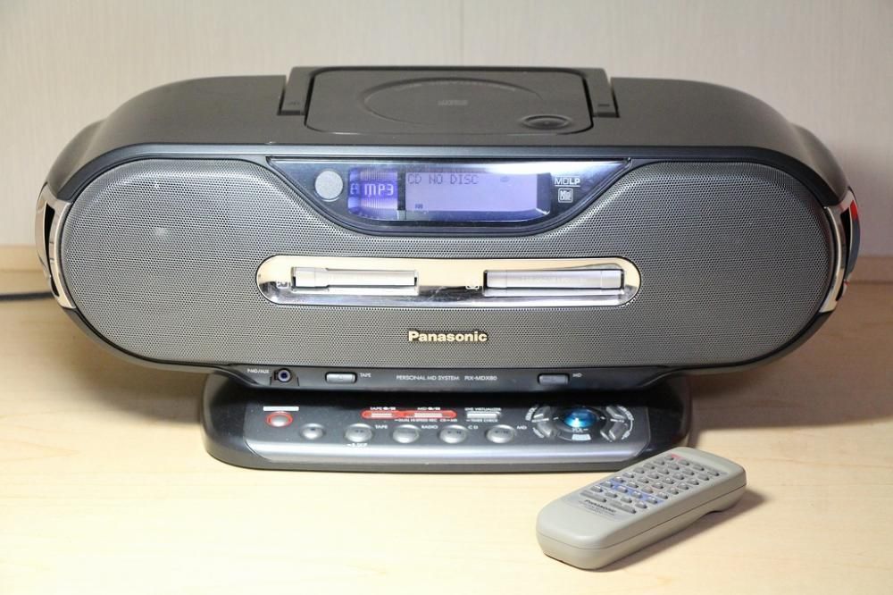 RX-MDX80｜Panasonic パナソニック　　パーソナルMDシステム　（CD/MDデッキ）（ラジカセ形状タイプ）｜中古品｜修理販売｜サンクス電機