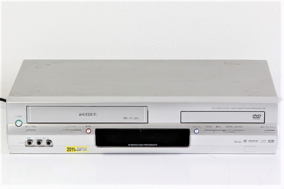 SD-V700｜TOSHIBA VHSビデオデッキ一体型DVDプレーヤー｜中古品｜修理販売｜サンクス電機