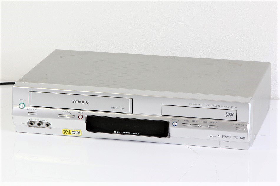 SD-V700｜TOSHIBA VHSビデオデッキ一体型DVDプレーヤー 
