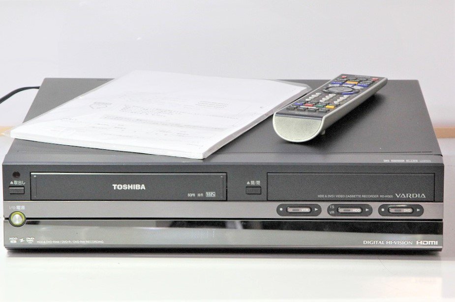 人気提案 VHS→DVDダビング DVDレコーダー 整備済み動作品 RD-W300 