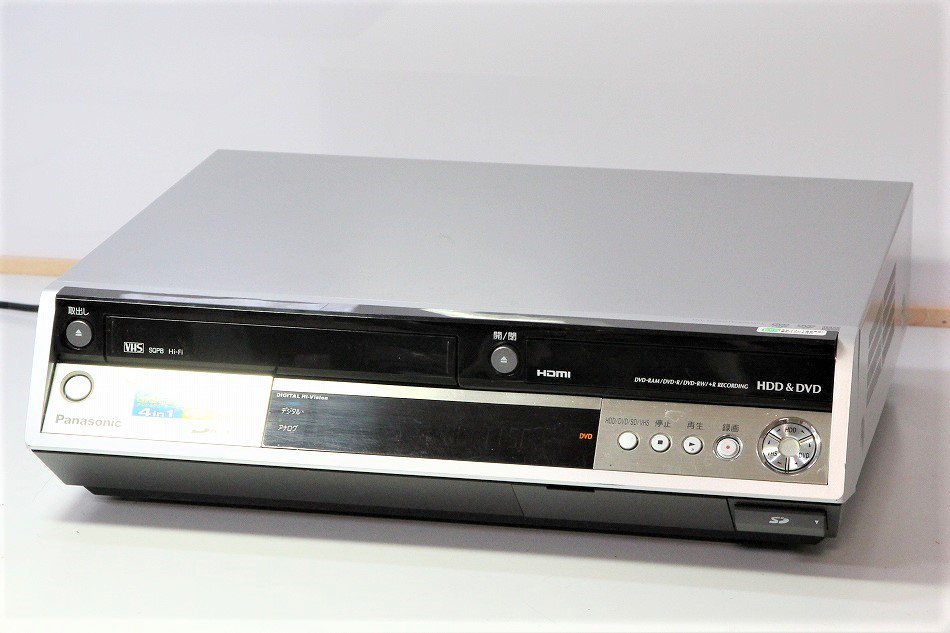 愛品館八千代店】Panasonic2007年製HDD登載VHS一体型ハイビジョンDVD 