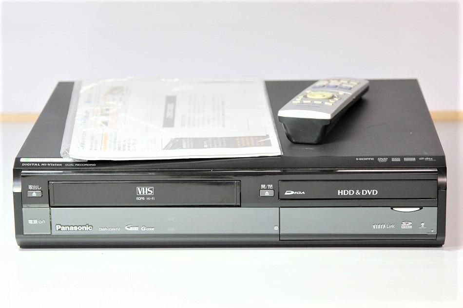 DMR-XW41V｜Panasonic DIGA 地上・BS・110度CSデジタルチューナー搭載ハイビジョンレコーダー VHSビデオ一体型  500GB｜中古品｜修理販売｜サンクス電機