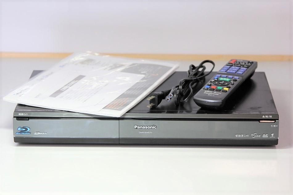 DMR-BW870｜｜Panasonic 1TB 2チューナー ブルーレイディスクレコーダー｜中古品｜修理販売｜サンクス電機