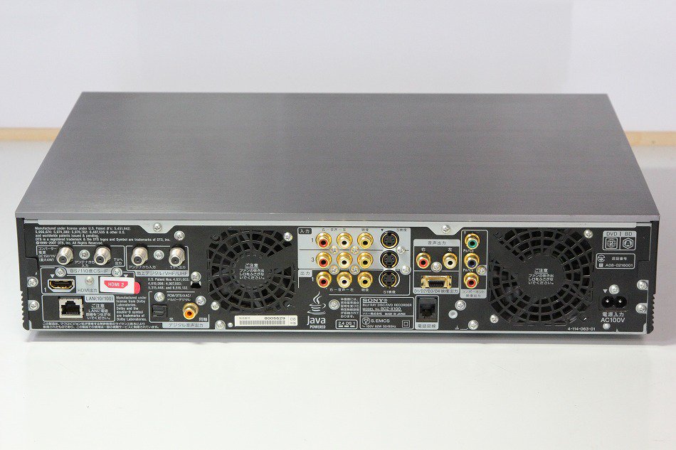 SONY 1TB 2チューナー ブルーレイレコーダー BDZ-X100