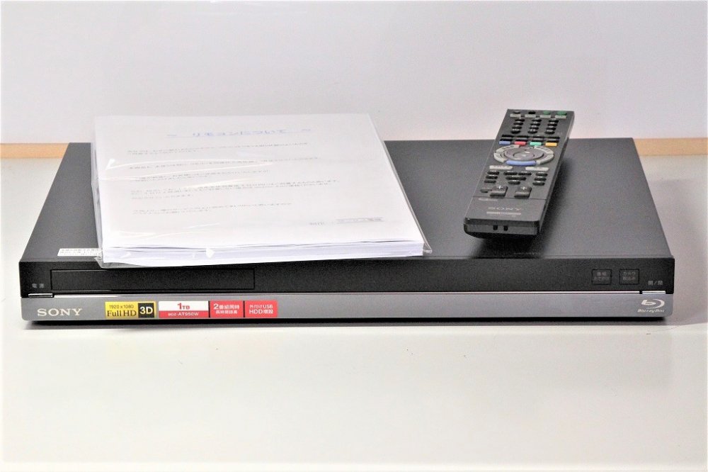 日本最大の まーちんSONY ハードディスクレコーダー 1TB BDZ-AT950W 