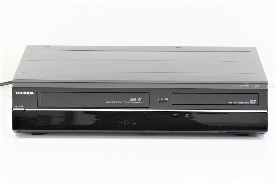 地デジ対応 TOSHIBA D-VDR9K VHS ビデオ DVDレコーダー-