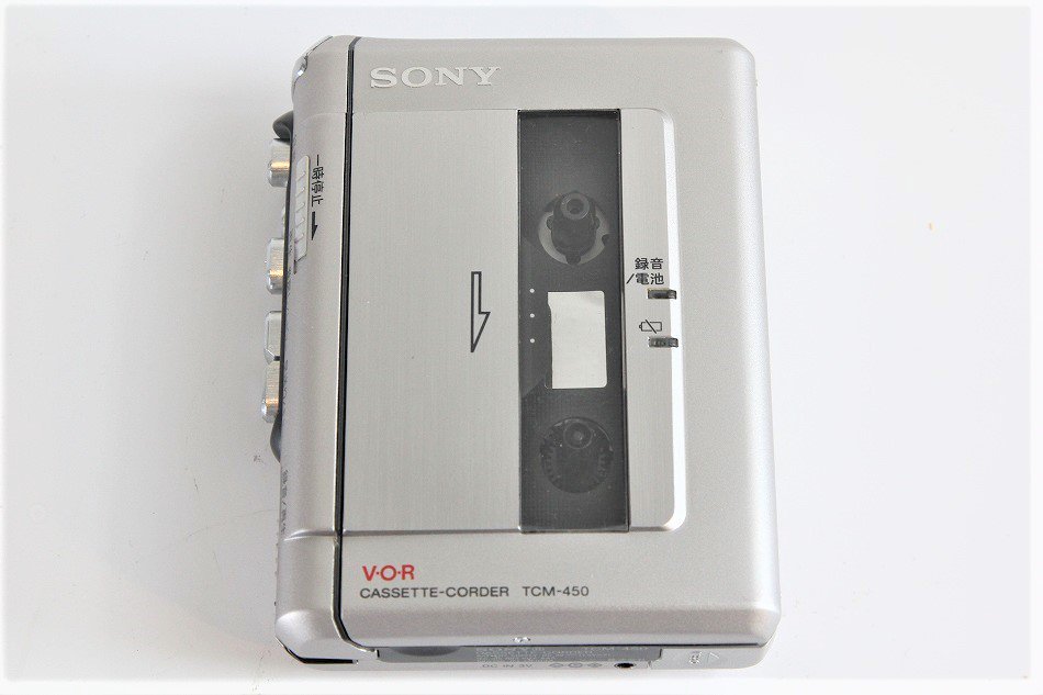 特上：TCM-400 Sony ソニー カセットテープレコーダー、電池付