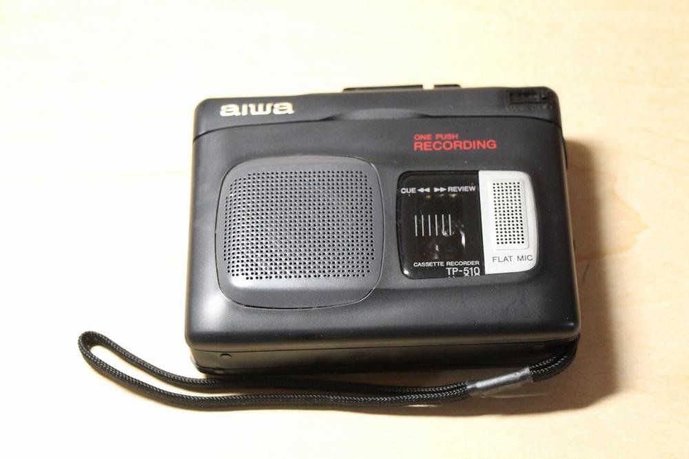 TP-510｜aiwa カセットテープレコーダー 再生・録音・スピード調整