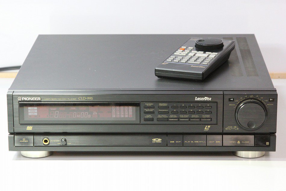 1987年発売美品　パイオニア　CLD-99S CDV LD コンパチブルプレーヤー
