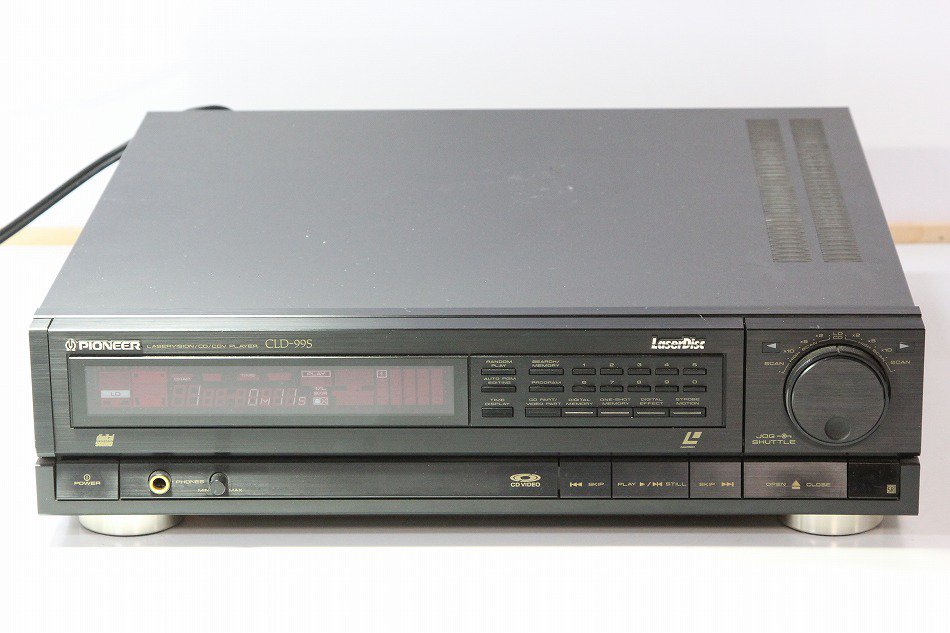 1987年発売美品　パイオニア　CLD-99S CDV LD コンパチブルプレーヤー