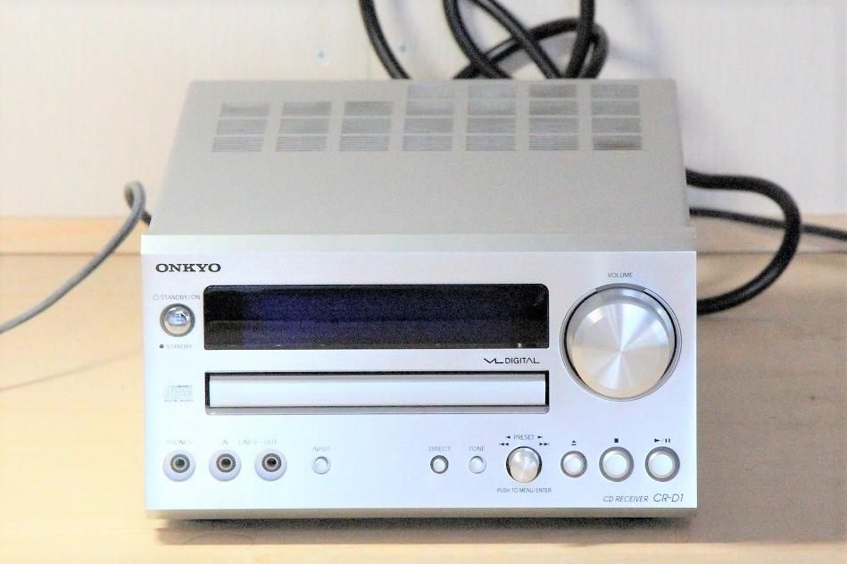 0327 ONKYO CD RECEIVER. CR-D1  D-112E