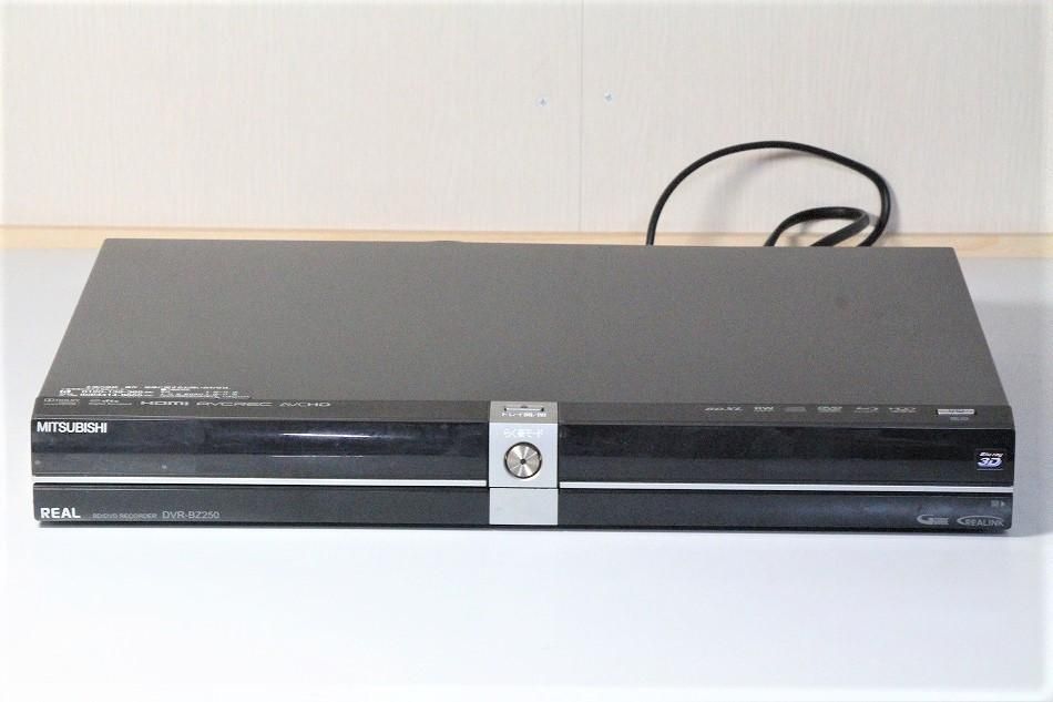 三菱 ブルーレイディスクレコーダー DVR-BZ100 動作品 リモコン・取説