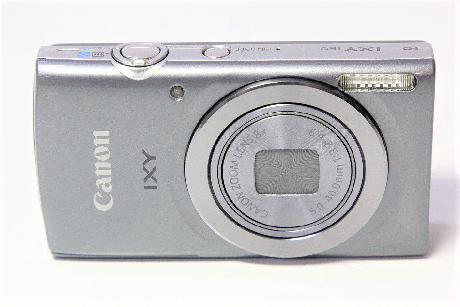 240601525【美品】Canon デジタルカメラ シルバー光学8倍ズーム IXY150 ...