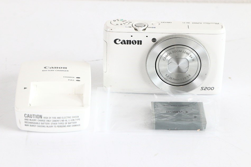 PSS200(WH)｜Canon デジタルカメラ PowerShot S200(ホワイト) ｜中古品｜修理販売｜サンクス電機