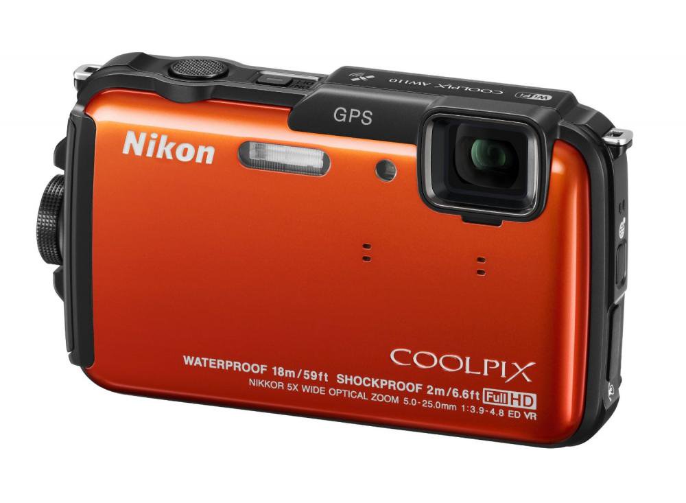 AW110(OR)｜Nikon デジタルカメラ COOLPIX 防水18m 耐衝撃2m