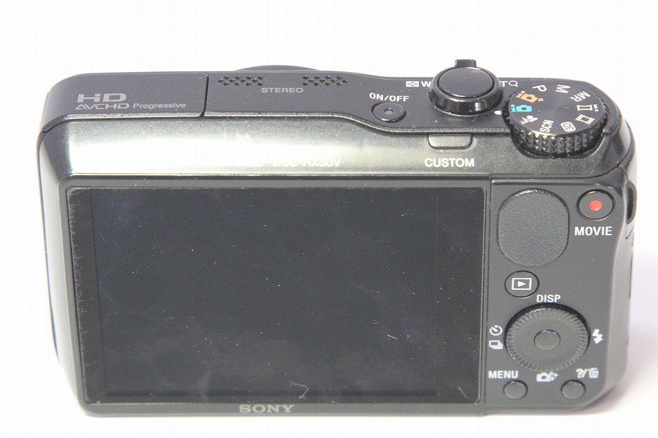 DSC-HX30V(B)｜SONY デジタルカメラ Cyber-shot HX30V 1820万画素CMOS 光学20倍 ブラック｜中古品