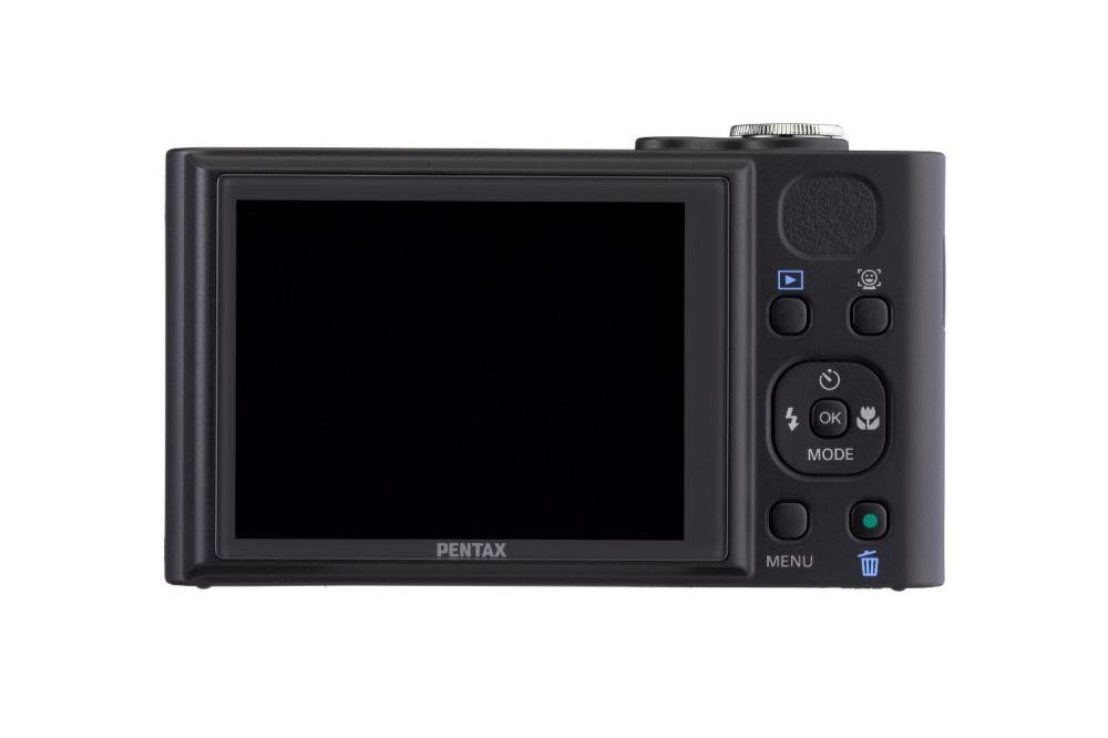 RZ18｜PENTAX デジタルカメラ Optio (ブラック)1600万画素 25mm 光学18