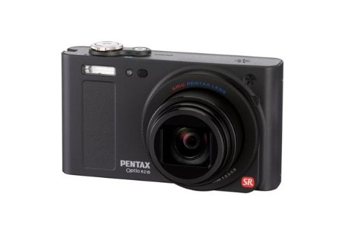 RZ18｜PENTAX デジタルカメラ Optio (ブラック)1600万画素 25mm 光学18