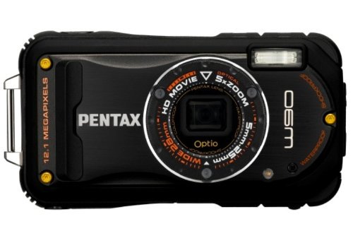 W90｜PENTAX 防水デジタルカメラ Optio ブラック OPTIOB｜中古品｜修理