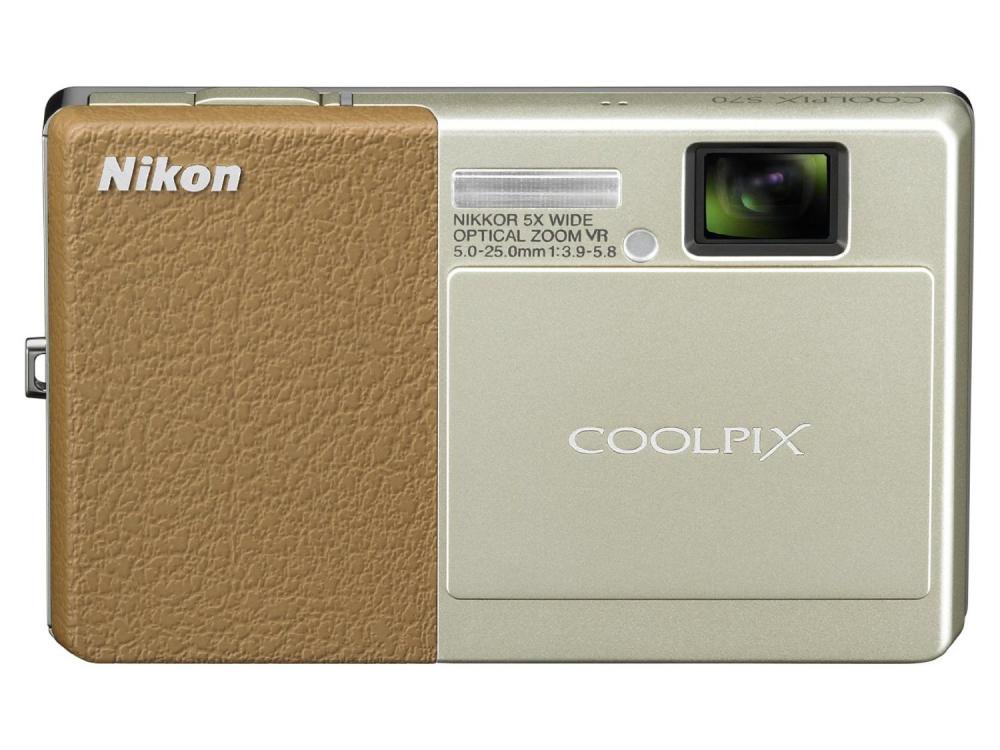 S70｜Nikon デジタルカメラ COOLPIX (クールピクス) ライトブラウン