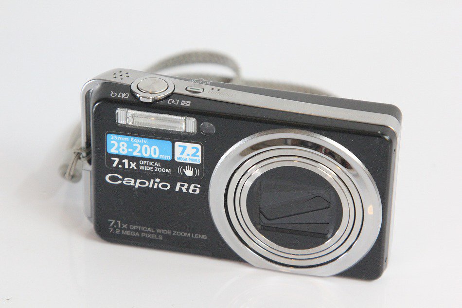 R6｜RICOH デジタルカメラ Caplio (キャプリオ) ブラック｜中古品