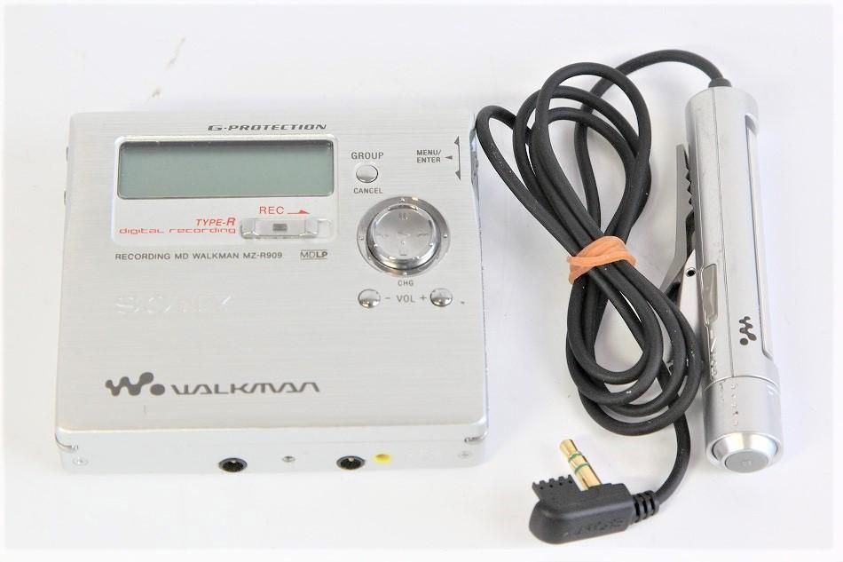 SONY MD walkman MZ-R909 ポータブルMDプレーヤー ソニー