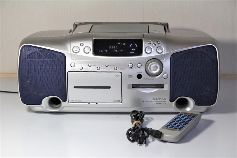 KENWOOD CD/MDラジカセ MDX-E3-