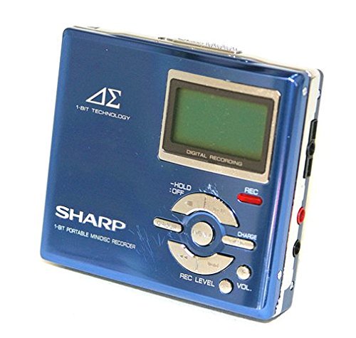 MD-DR7-A｜SHARP シャープ (ブルー) MDレコーダー MDLP対応 （MD録音再生兼用機/ポータブルMDプレーヤー/ポータブル