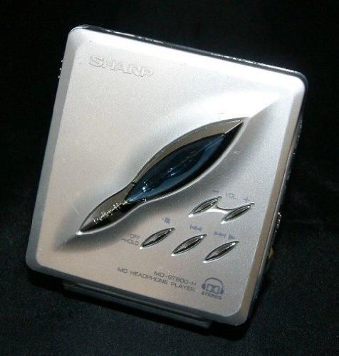 MD-ST800-H|SHARP シャープ グレー ポータブルMDプレーヤー MDLP対応 (MD再生専用機/MDウォークマン) シャープ|中古品|修理販売|サンクス電機