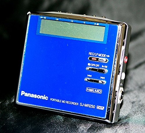 SJ-MR250-A｜Panasonic パナソニック ブルー ポータブルMDレコーダー