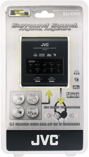 SU-DH1｜JVC サラウンドヘッドホン アダプター ブラック｜中古品｜修理