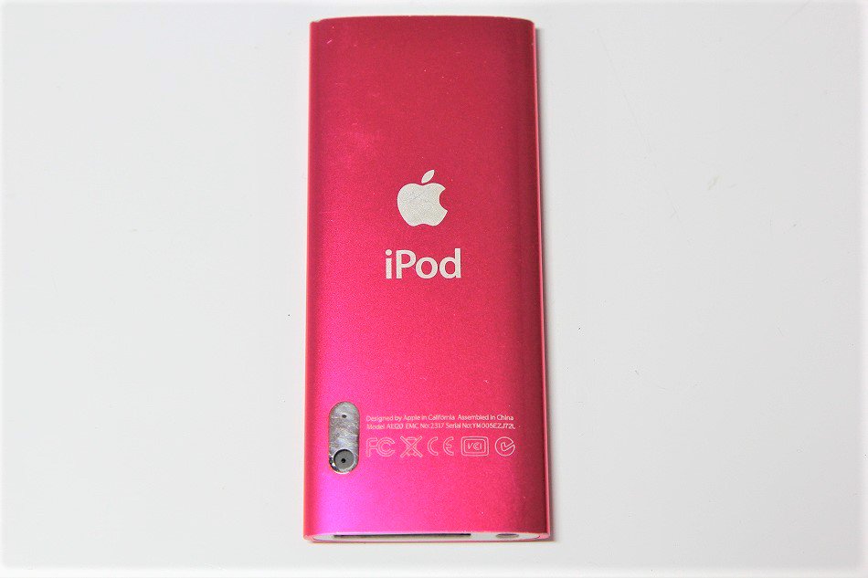 第2世代 iPod nano ハードケース レッド - ポータブルプレーヤー