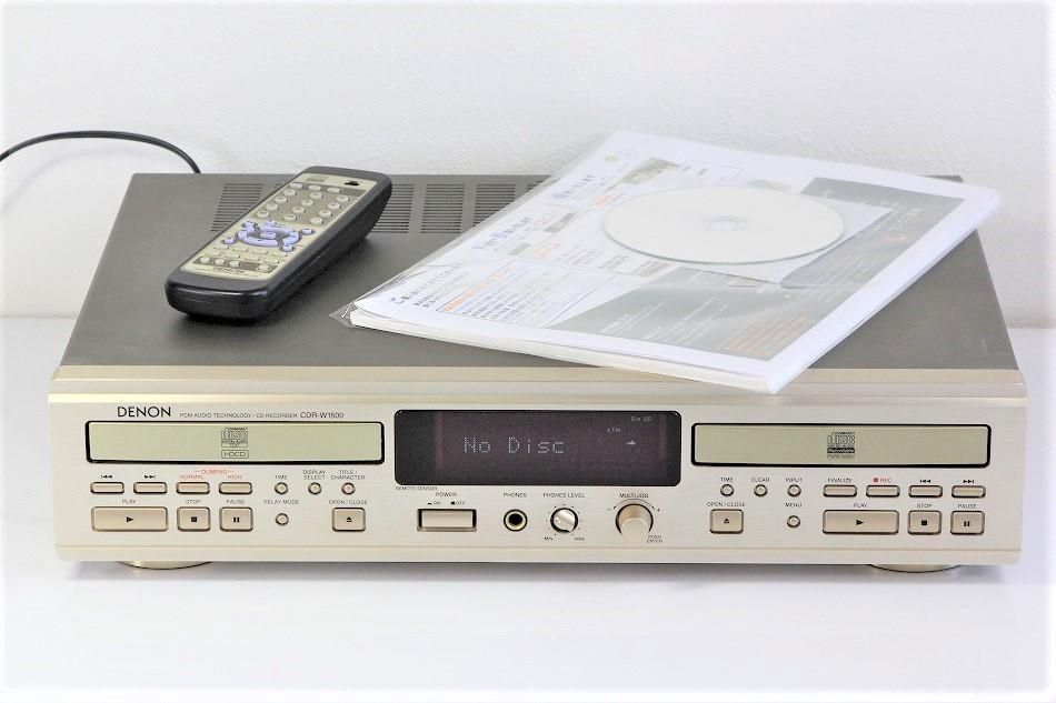 デノン CDR-W1500 CDレコーダー CDデッキ | www.orangebluehome.com.br